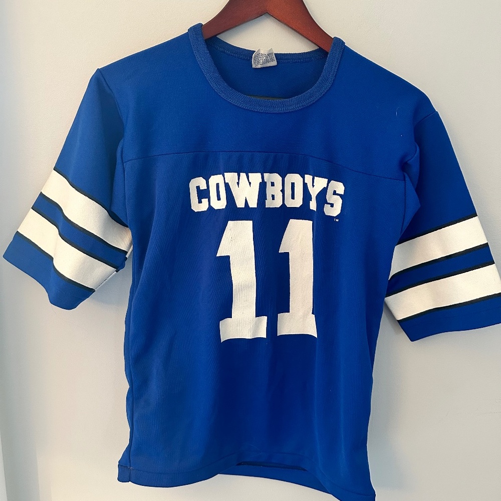 Vintage 70’s Rawlings Dallas Cowboys Football Danny White Youth XL Jersey #11
